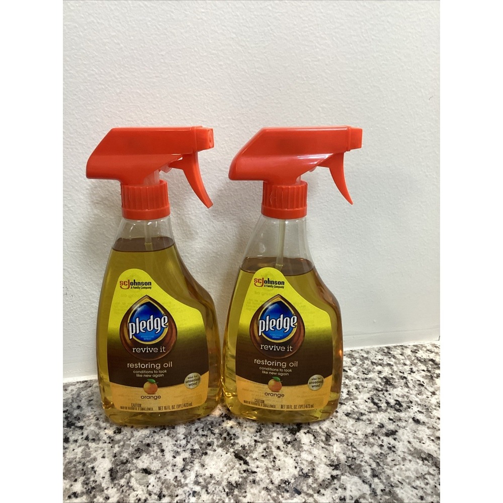Furniture Spray Cleaner Restore Shine Orange Oil Polish Indoor Home Use 16oz US